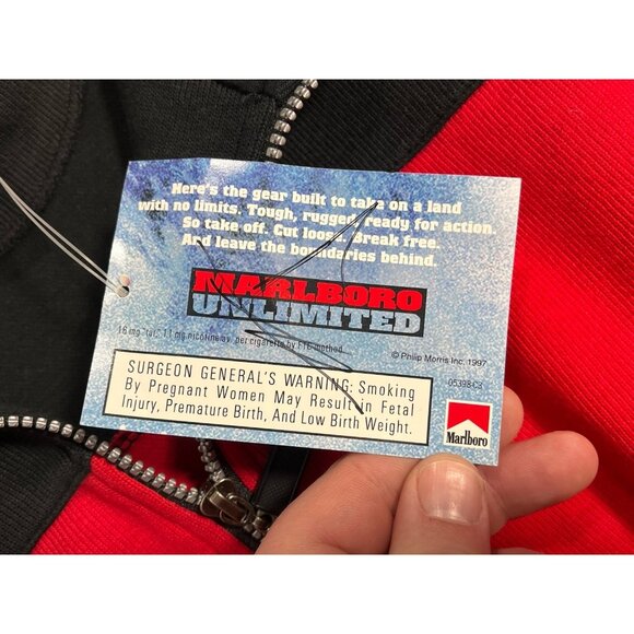 Vintage Marlboro Unlimited Gear 1/4 Zip Pullover XXL NWT 1997 - Picture 7 of 15